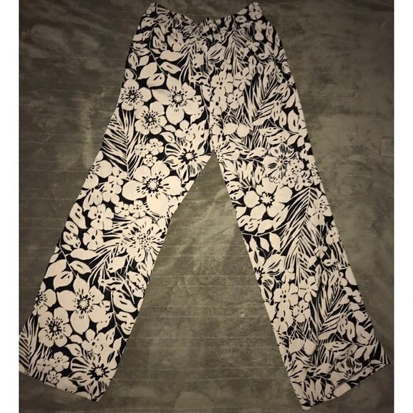 NINE West Floral Printed Pants - Picture 4 of 5